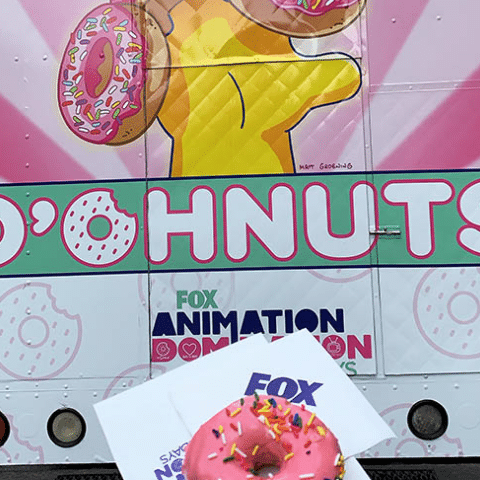 Fox Simpsons food truck experiential marketing example