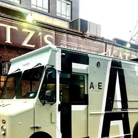 Katz Delicatessen A & E Food Truck Promotion