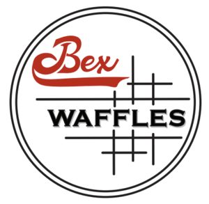 Bex waffles food truck logo