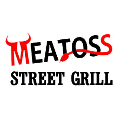 Meatoss food truck logo