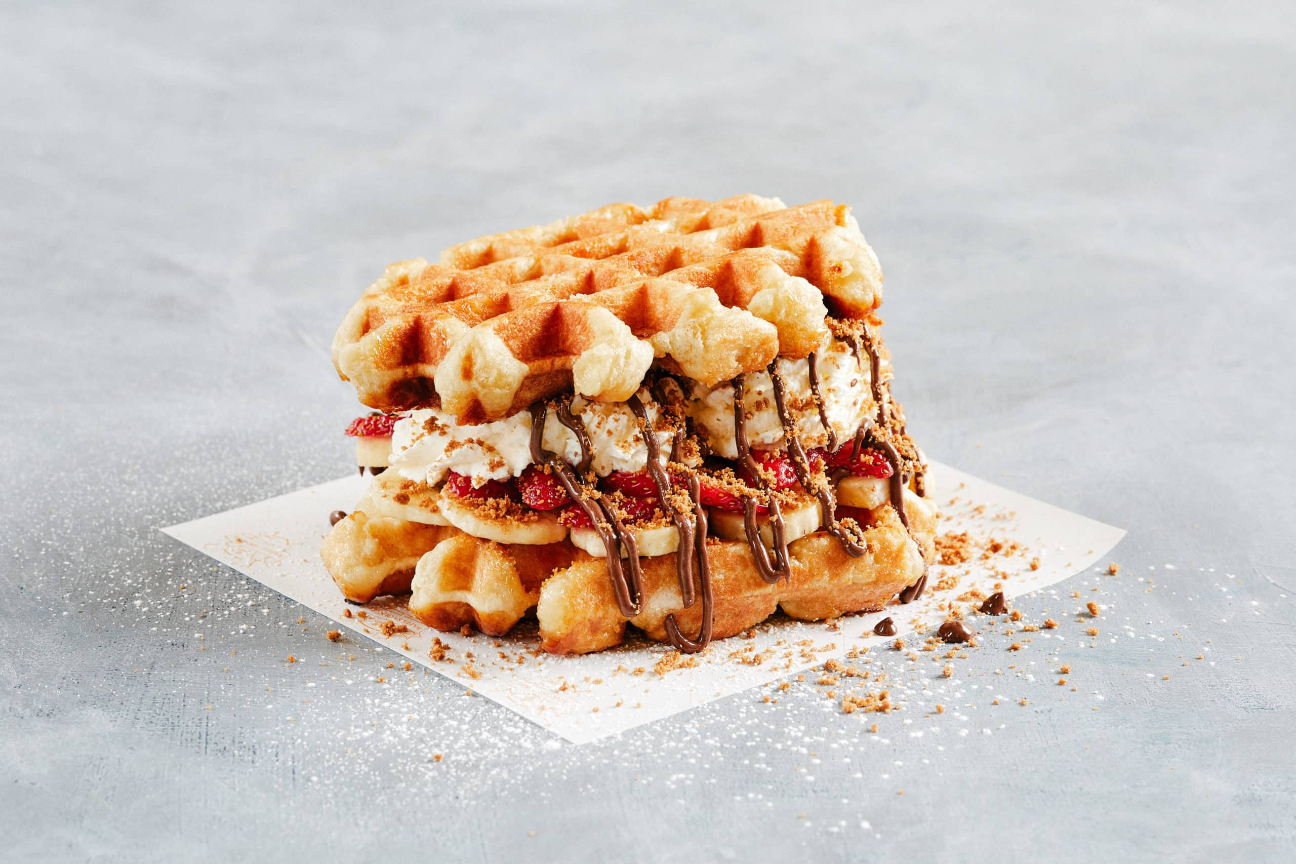 wafels and dinges food truck double trouble waffle
