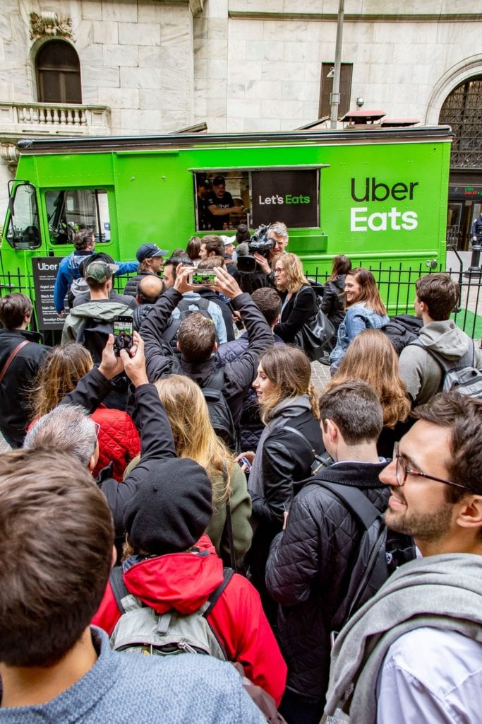 Uber Eats Marketing Food Truck