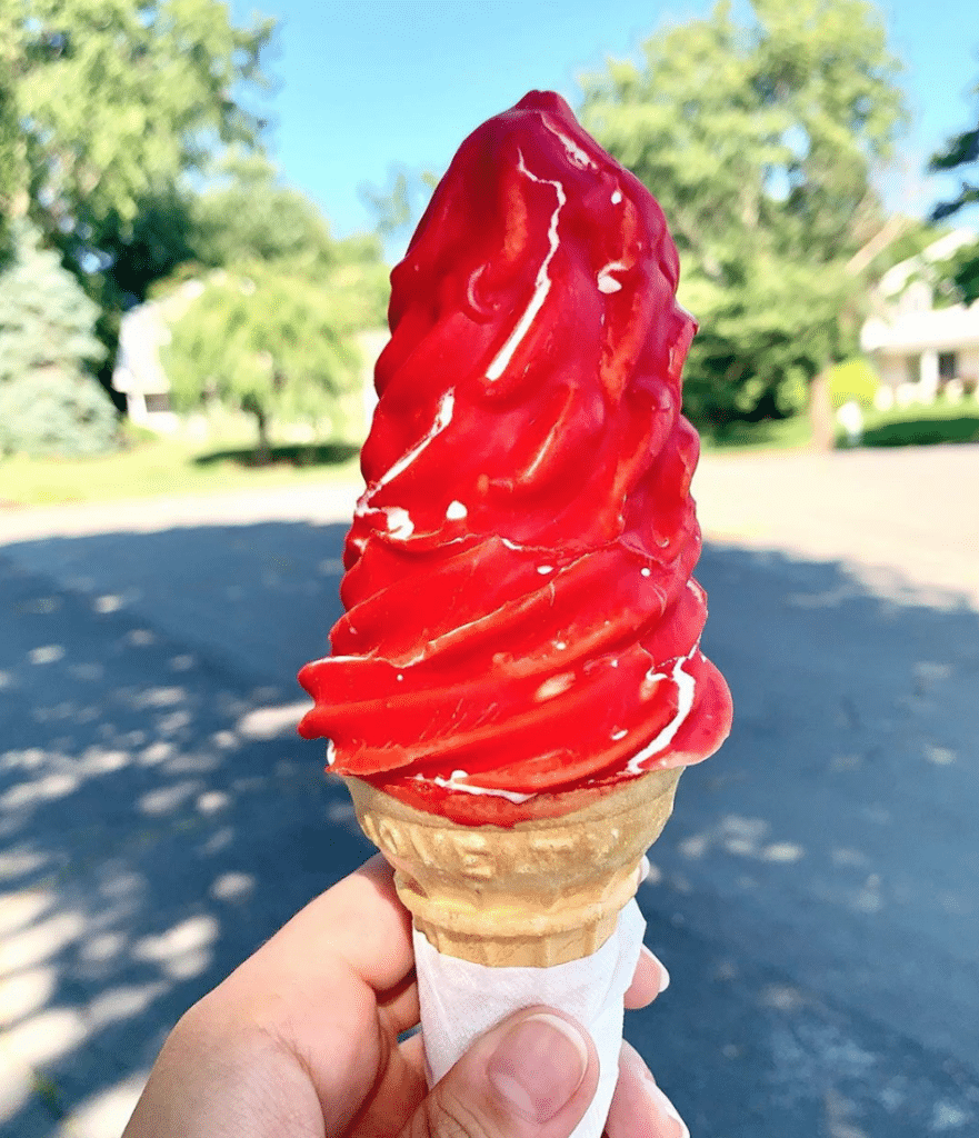 Brooklyn Ice Cream Truck Cherry Dipped Cone