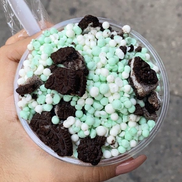 Cool Mint Crunch Dippin' Dots Ice Cream New York