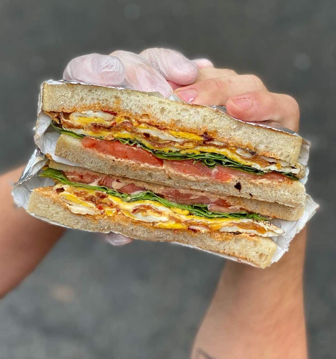 Hand Held Kitchen Sandwich Food Truck Catering NY