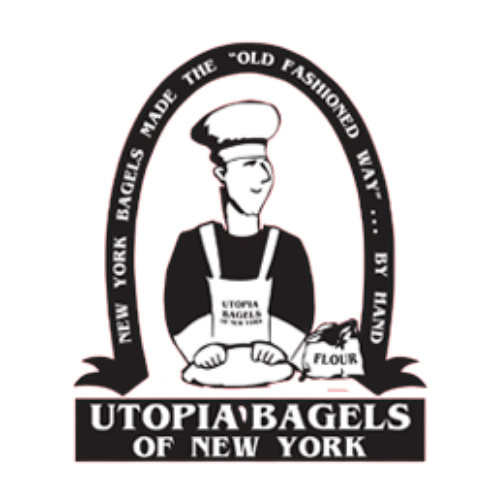 Utopia Bagels Food Cart Logo