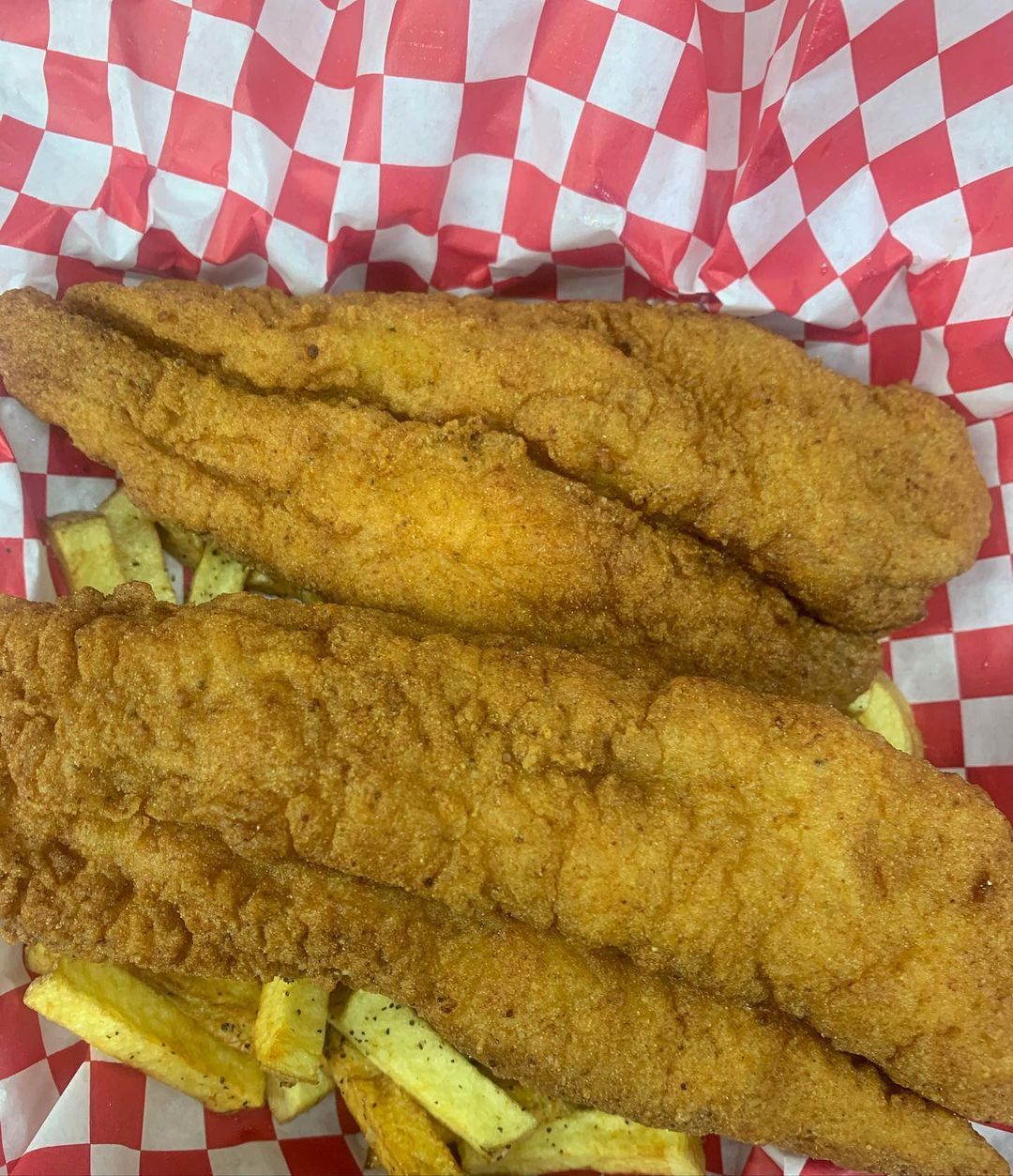Fried Catfish GG's Fish & Chips Food Truck