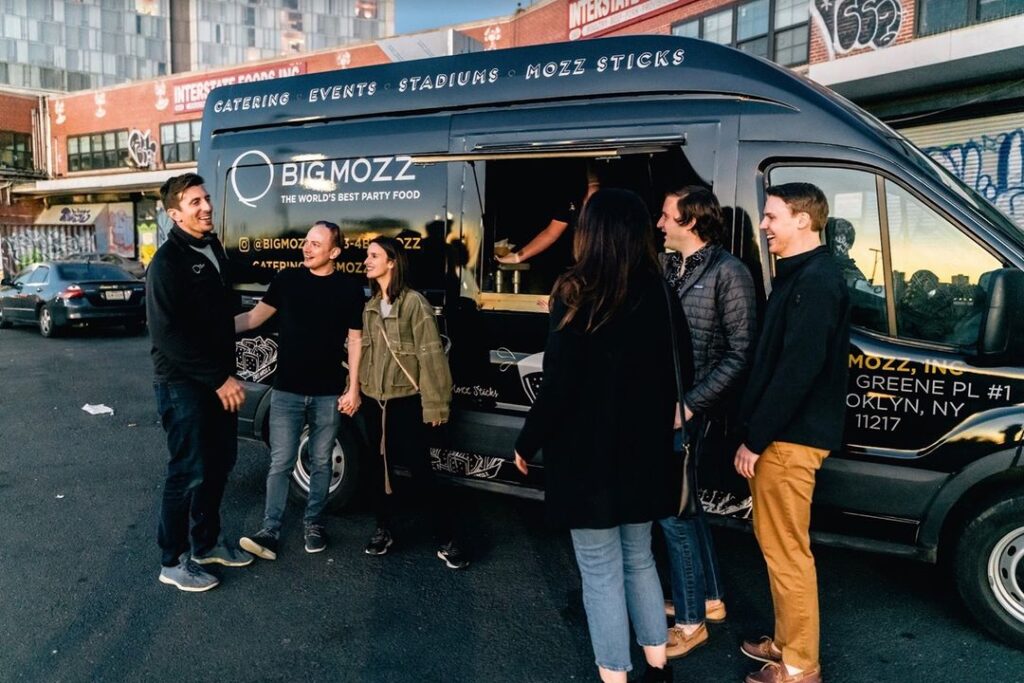 Corporate Catering with Big Mozz food truck