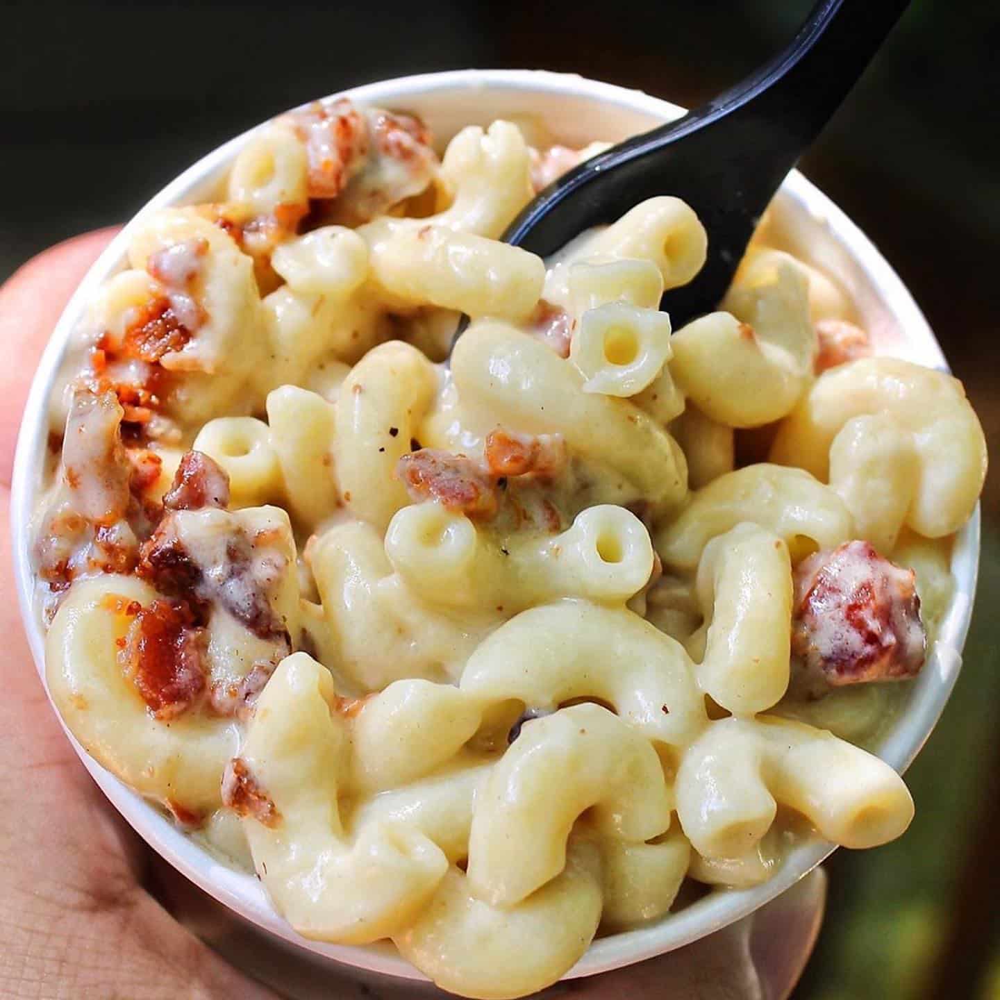Cup of Truffle Gouda Bacon Mac and Cheese