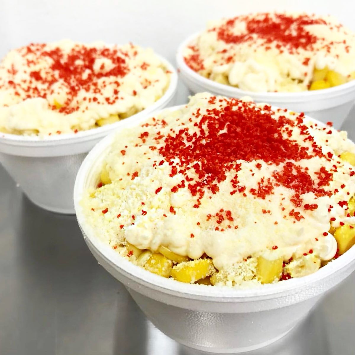 Elote from Flamin Hot Chicken food truck