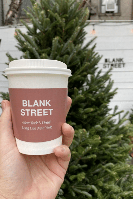 Blank Street coffee.