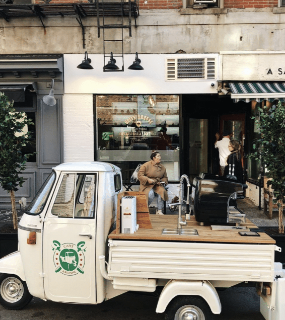 Caffe Arrone coffee truck.