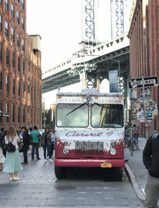 Carvel ice cream truck NYC.
