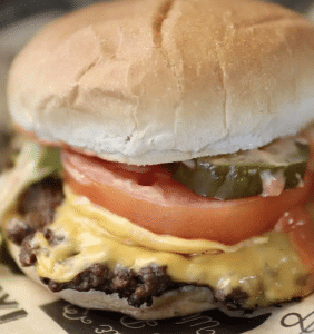 Smashburger burger.