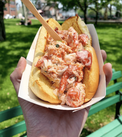 Angry Archie's lobster roll.
