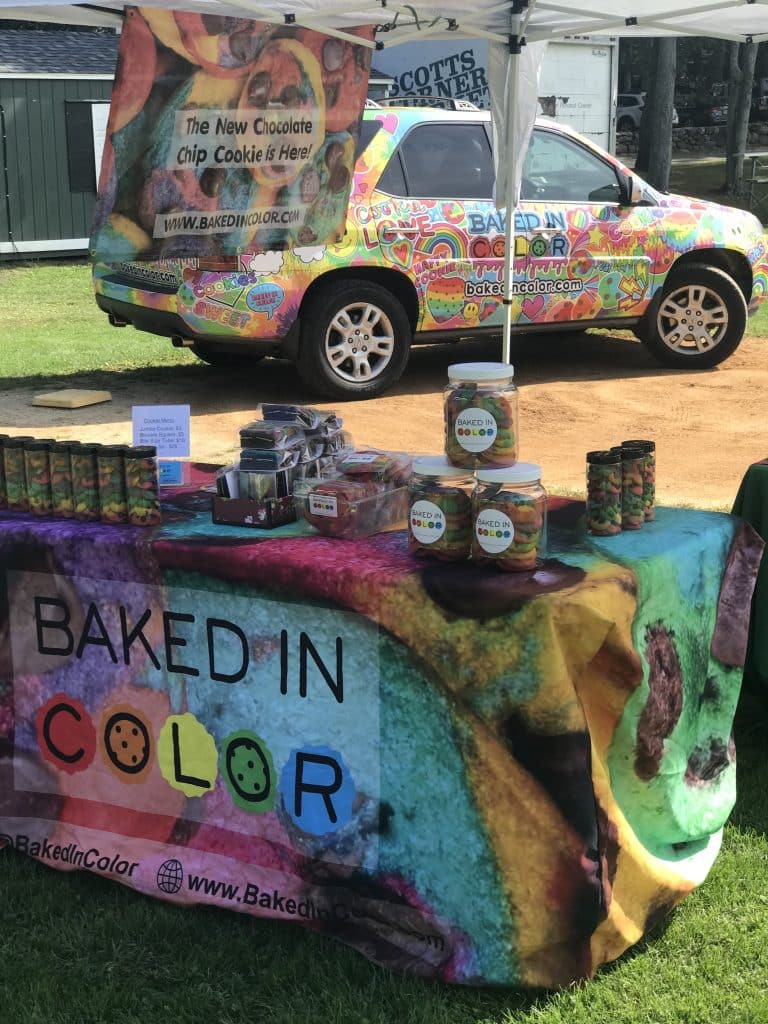 Baked in Color stand and truck