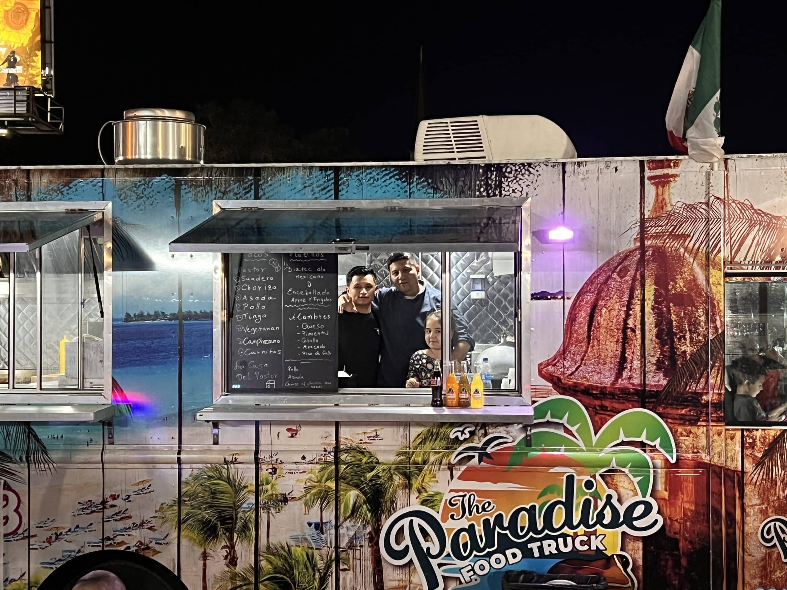 owners of the Paradise Food Truck
