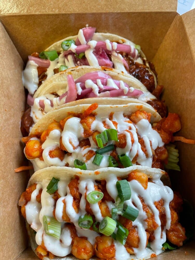 Green Street Tacos in To-Go Box