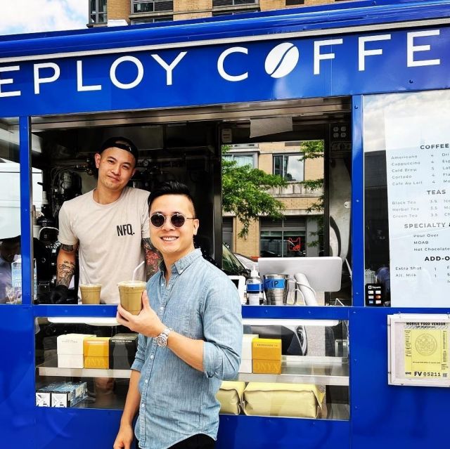 On this #FoodTruckFriday, we are introducing our newest member, Deploycoffee ✨☕⁠
⁠
Deploy Coffee is a veteran-owned business that not only serves delicious coffee but also serves a variety of tea! Their Matcha Latte made with ceremonial grade matcha definitely doesn't disappoint. Deploy's signature drink is known as the Moab which is made with matcha, double espresso, chocolate and steamed milk and serves as the ultimate pick-me-up!⁠
⁠
Deploy Coffee's goal is to serve the community with great passion and give all of their customers a great experience! You can now book Deploy Coffee for your next event through our website 🔗 NYFTA.org ⁠
⁠
📸 ernie.c.ng⁠