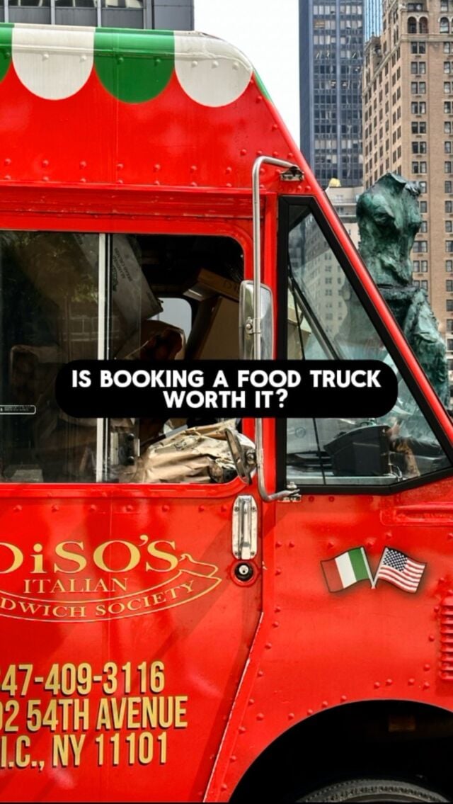 Is booking a food truck worth it? YES! ⬇️

Food truck catering with nyfta offers: 
✅ Variety In Options
✅ Delicious Food
✅ Easy Booking
✅ Convenient Catering
✅ Interactive Experience
✅ Fun Atmosphere 

From weddings to corporate events to festivals to back to school catering…. We’ve done it all! And we have over 130+ food trucks and carts to choose from 👀🚚 visit NYFTA.org for more.
